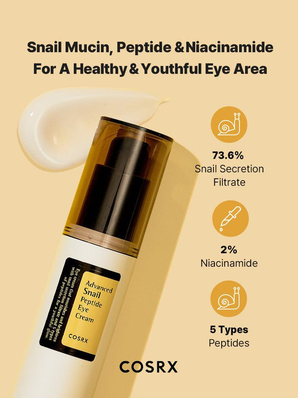 Cosrx Advanced Snail Peptide Eye Cream 25Ml - trendifypk