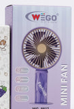 WEGO Fashion Mini Fan WG-8817 | Adjustable Fan with LED Light