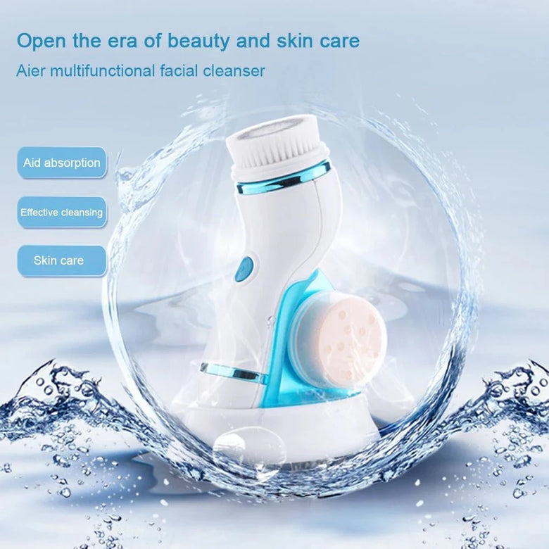 CNAIER 4-in-1 Electric Facial Cleansing Brush