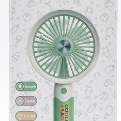 WEGO Portable Mini Fan WG-9922 | 3-Speed with LED Light