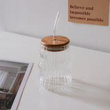 Retro Transparent Coffee Cup – Vintage Glass Mug for Hot & Cold Drinks