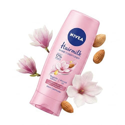 NIVEA Hairmilk Shine Conditioner | 0% Silicone & Almond Oil