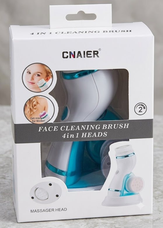 Cnaier 4-in-1 Face Cleaning Brush | Facial Massager & Cleanser