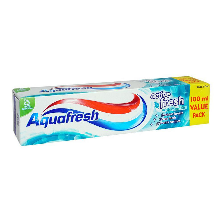 Aquafresh Active Fresh Toothpaste 100ml | Menthol & Cavity Protection