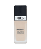 IDUN Minerals Norrsken Longwear Liquid Foundation with Poreless, Luminous Coverage, Dewey, Glowing Finish, Vegan, Cruelty and Silicone Free Makeup - trendifypk