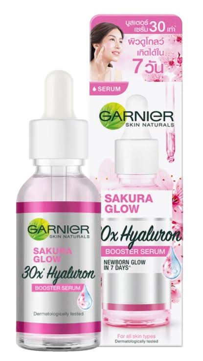 Garnier Sakura Glow 30X Hyaluron Booster Serum 30ml