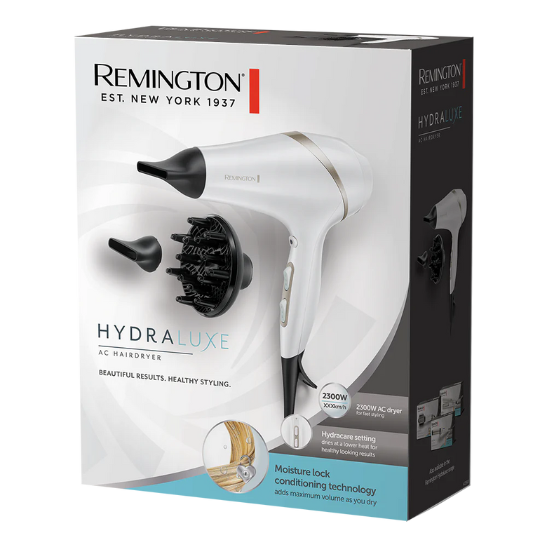 REMINGTON HYDRALUXE HAIR DRYER WITH MOISTURE– AC8901