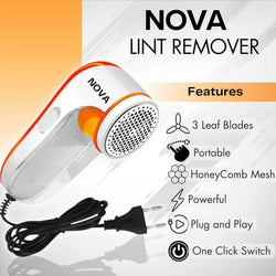 NOVA LINT REMOVER for Clothes - Fabric Shaver Tint and Dust Remover