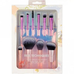 Real Techniques Makeup Brushes Travel Fantasy Mini Set 10 In 1 + Bag-trendify.pk