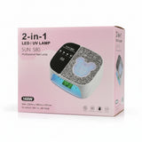 SUN S80 2-in-1 LED/UV Professional Nail Lamp 168W