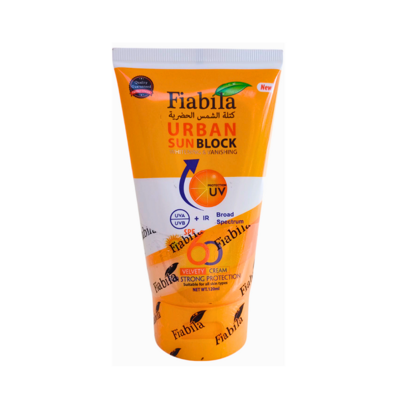 Fiabila Urban Sunblock SPF 60 | Whitening & Vanishing | Broad Spectrum | Original in Pakistan