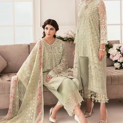 EMBROIDERED CHIFFON CH11-01