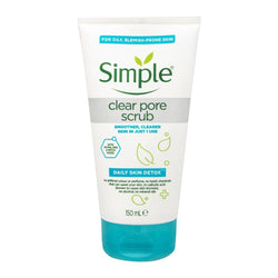 Simple Clear Pore Scrub For Oily Blemish Prone Skin - choicemall