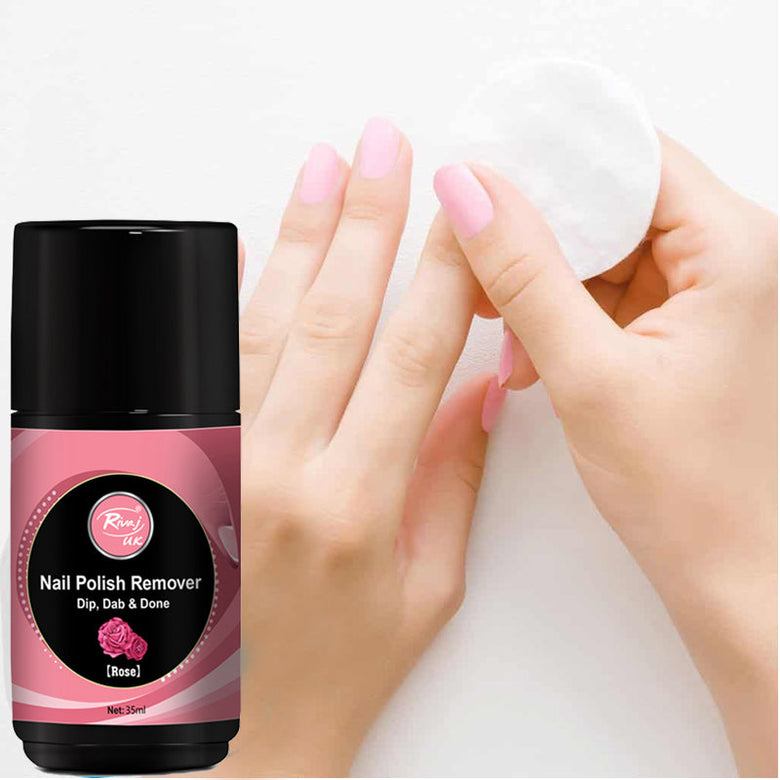Rivaj Nail Polish Remover - Rose (35ml)