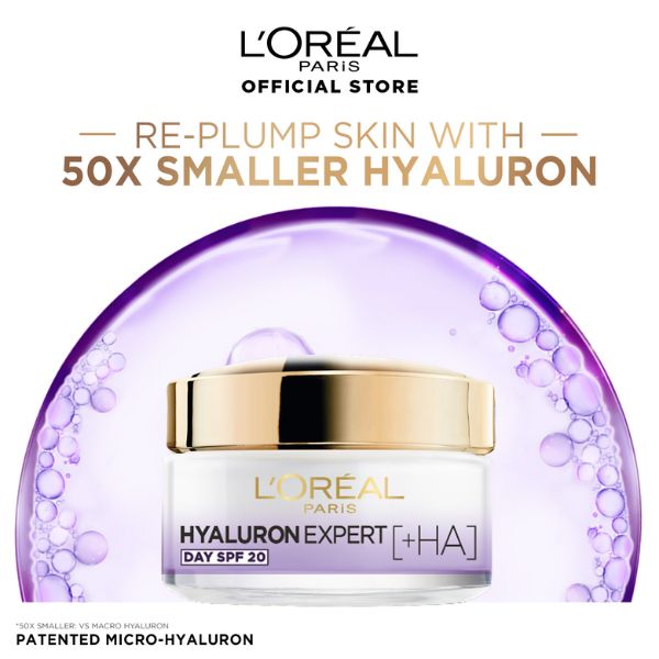L'Oreal Paris Hyaluron Expert Replumping Moisturizing Day Cream SPF 20 - 50ml