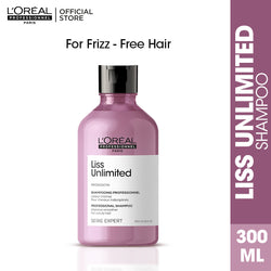 Loreal Professionnel Serie Expert Liss Unlimited Shampoo - 300ml - For Frizzy Hair & Straightened Hair