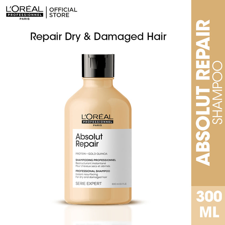 Loreal Professionnel Serie Expert Absolut Repair Shampoo - 300ml - For Dry And Damaged Hair