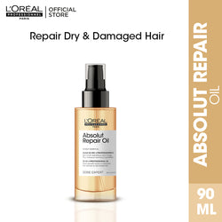 Loreal Professionnel Serie Expert Absolut Repair Oil Leave In Treatment - 90ml - For Dry And Damaged Hair