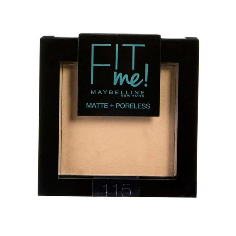 Maybelline Fit Me Matte + Poreless Powder 115 Ivory 9G - choicemall