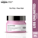 Loreal Professionnel Serie Expert Liss Unlimited Mask - 250ml - For Frizzy Hair & Straightened Hair