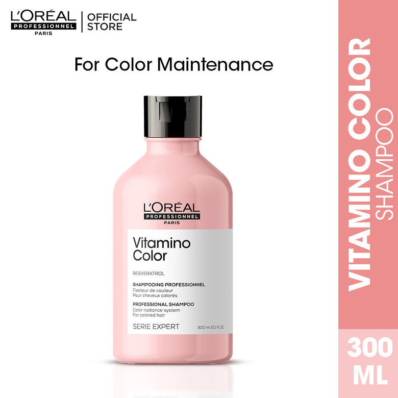 Loreal Professionnel Serie Expert Vitamino Color Shampoo With Resveratrol - 300ml - For Color Treated Hair