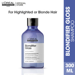 Loreal Professionnel Serie Expert Blondifier Gloss Shampoo - 300ml - For Highlighted Or Blond Hair