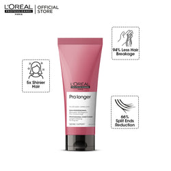 Loreal Professionnel Serie Expert Pro Longer Conditioner With Filler-A100 And Amino Acid - 200ml - For Long Hair With Thinned Ends (6119)
