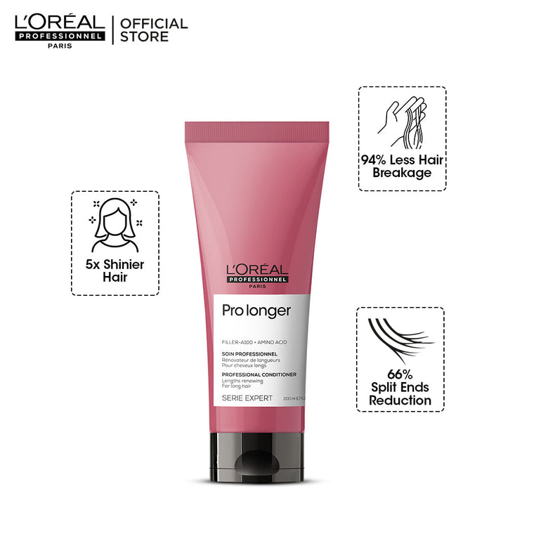 Loreal Professionnel Serie Expert Pro Longer Conditioner With Filler-A100 And Amino Acid - 200ml - For Long Hair With Thinned Ends (6119)