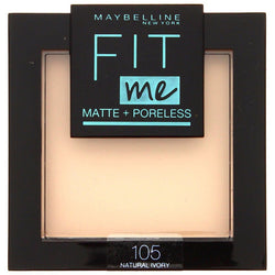 Maybelline Fit Me Matte + Poreless Powder 105 Natural Ivory 9G - choicemall