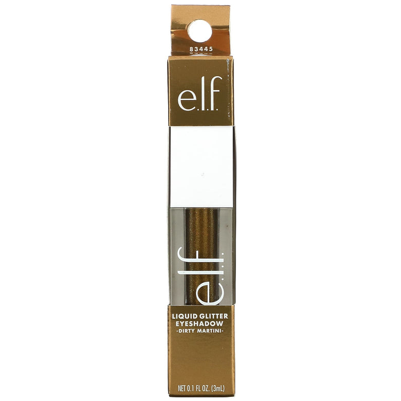 E.l.f Liquid Glitter Eyeshadow Dirty Martini 0.1 fl oz 3 ml