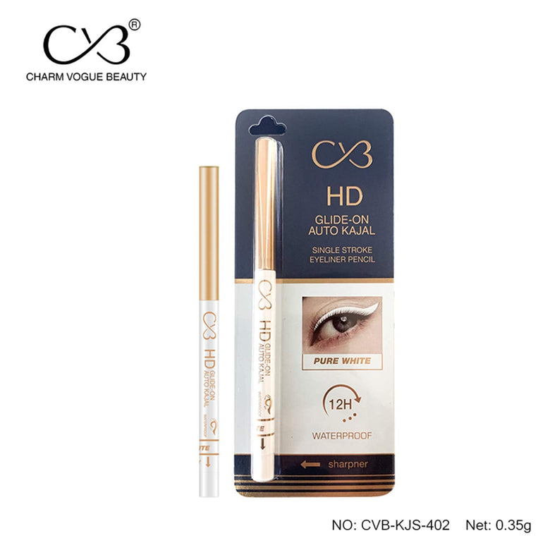Charm Vogue Beauty Hd Glide On Auto Kajal Pure White