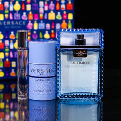 VERSACE EAU FRAICHE FOR MEN 3 PCS GIFT SET