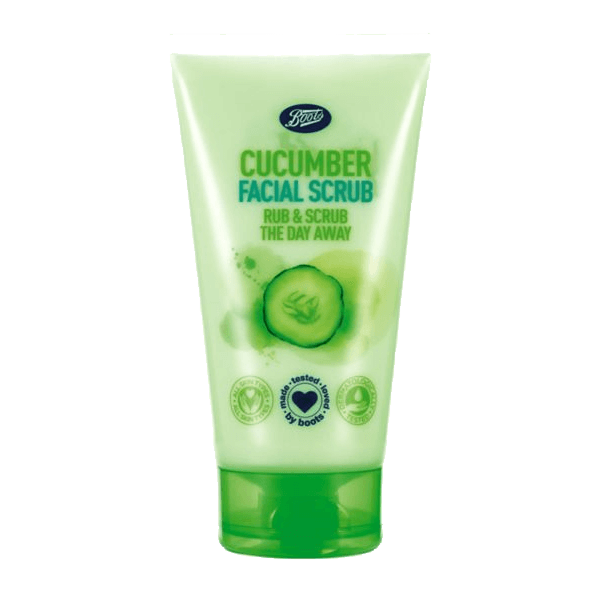 Boots Cucumber Facial Scrub Rub & Scrub The Day Away 150ml