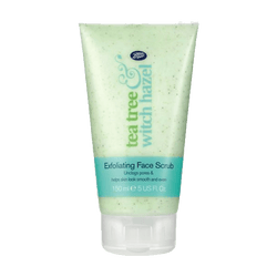 Boots Tea Tree Witch Hazel Exfoliating Face Scrub - choicemall