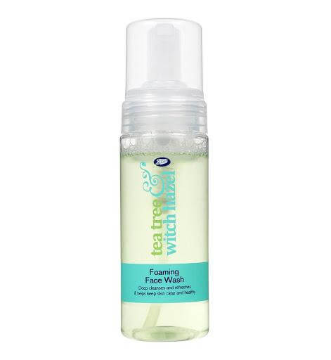 Boots Tea Tree Witch Hazel Foaming Face Wash - choicemall