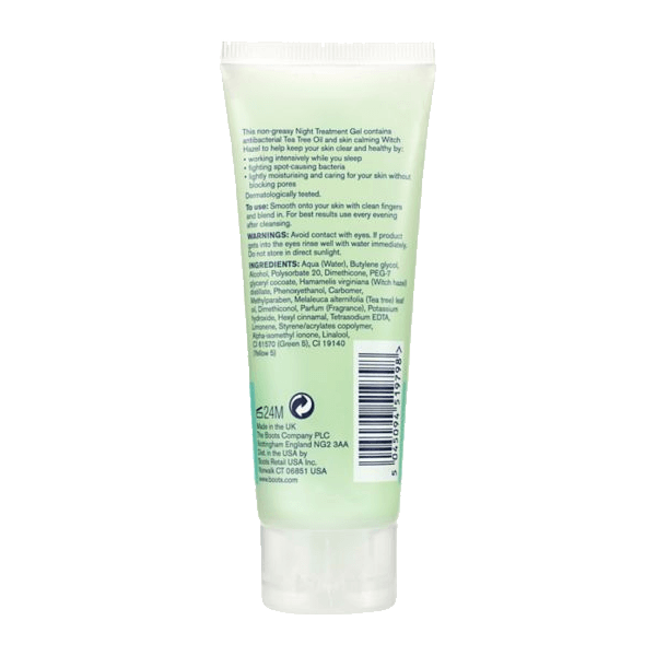 Boots Tea Tree Witch Hazel Shine Control Moisturizer - choicemall