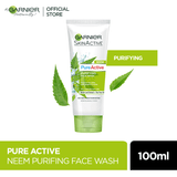 Garnier Skin Natural Pure Active Neem Face Wash - 100ml