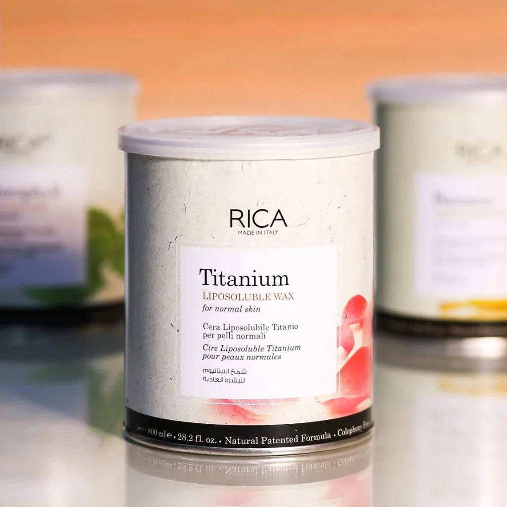 RICA LIPOSOLUBLE WAX TITANIUM 800 ML – choicemall
