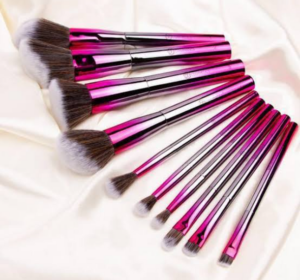 Bh Cosmetics Royal Affair 10 Piece Metalized Brush Set