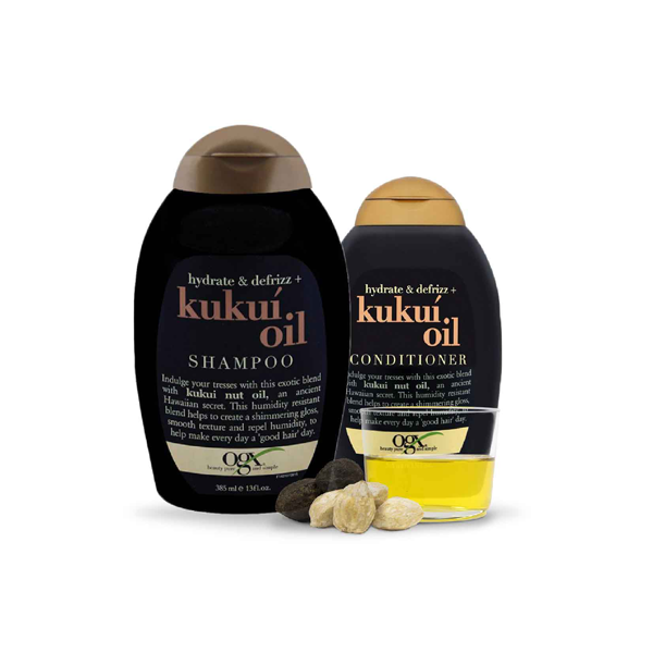 Ogx Kukui Oil Shampoo &amp; Conditioner Set