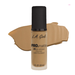 L.A Girl Pro Matte Hd Long Wear Matte Foundation 30Ml Medium Beige - choicemall