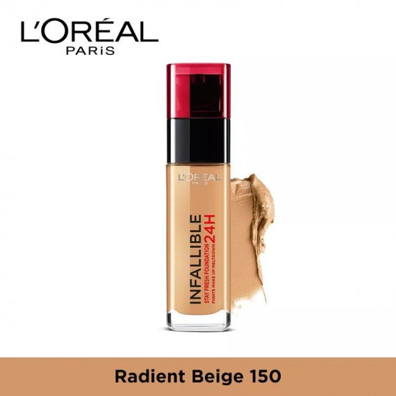 L'Oreal Paris Infallible 24H Fresh Wear Breathable Liquid Foundation - choicemall