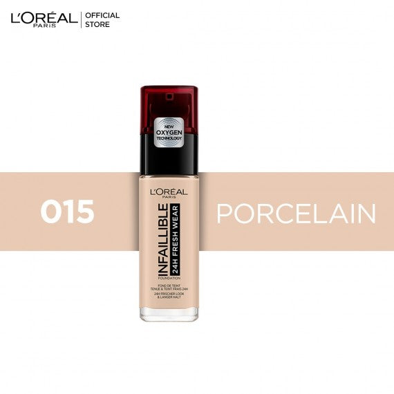 L'Oreal Paris Infallible 24H Fresh Wear Breathable Liquid Foundation - choicemall