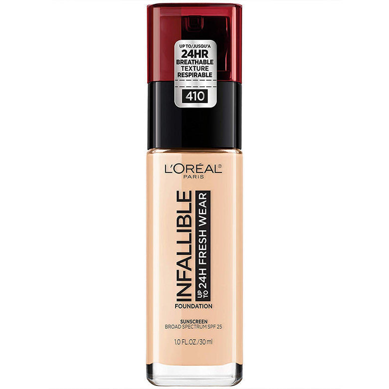 Loreal Infallible Up To 24H Fresh Wear Foundation 410 Ivory 30Ml - choicemall