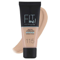 Maybelline Fit Me Foundation Normal To Oily 30 ml-115 Ivory - choicemall