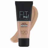 Maybelline Fit Me Matte Poreless Foundation Normal To Oily 120 - choicemall