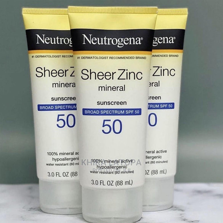 Neutrogena Sheer Zinc Mineral Sunscreen - choicemall