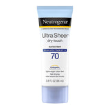 Neutrogena Ultra Sheer Dry-Touch Sunscreen Broad Spectrum Spf 70 88Ml