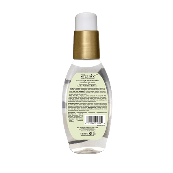 Ogx Nourishing + Coconut Milk Anti Breakage Serum118Ml
