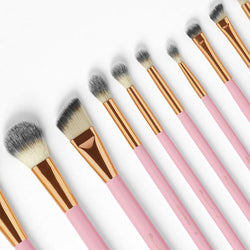 Bh Cosmetics Pink Studded Elegance 12 Piece Brush Set
